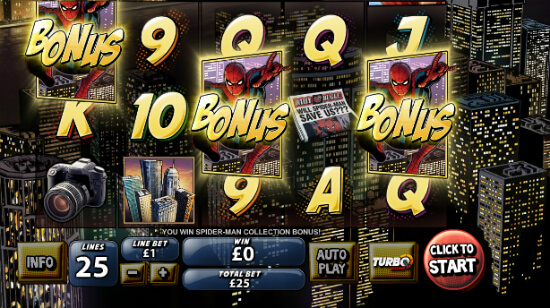 Spider-Man Attack of the Green Goblin Video Slot