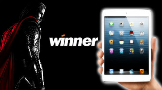 Cashback Weekend and iPad Raffle at Winner