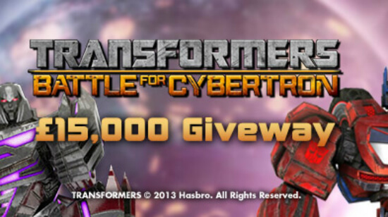 The Battle for Cybertron is Worth Â£15k at Mr Green Mobile