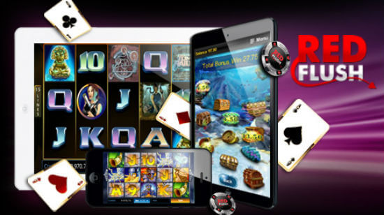 Get over  1,000 in Bonuses at Red Flush!