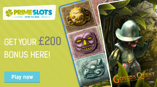 Get Â£5 Free and up to Â£200 Bonus at PrimeSlots