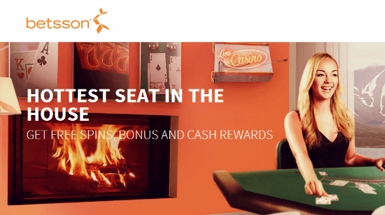 Win  250 Bonus Money and Free Spins Playing BlackJack at Betsson!