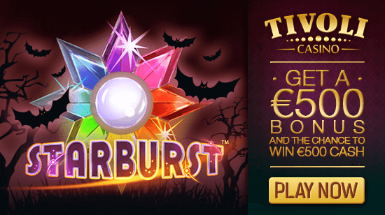 Get a  500 Bonus and the Chance to Win  500 Cash at Tivoli Casino